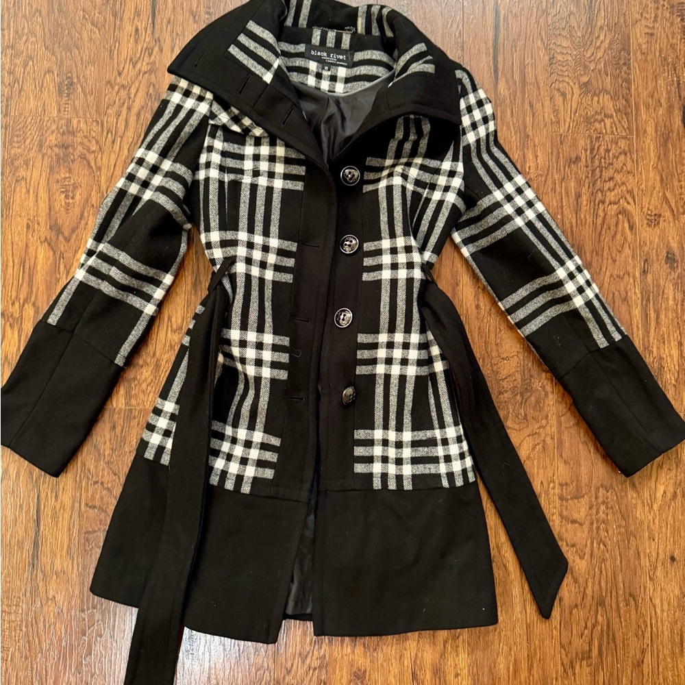 Wool coat Black Rivet size XS